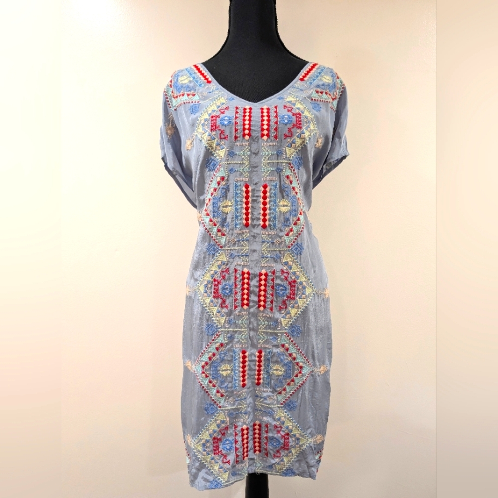 Sundance Embroidered Tunic Dress